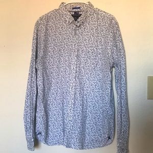 Mens slim fit button down